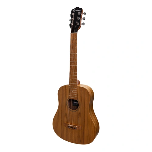 Martinez MZP-BT2-JTK Babe Traveller Acoustic-Electric Guitar Natural Jati-Teakwood 6 String