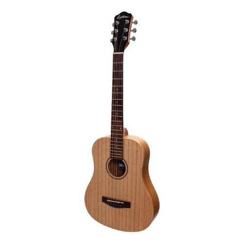 Martinez MZP-BT2-MWD Babe Traveller Acoustic-Electric Guitar Mindi-Wood Natural Right-Handed 6 Strings