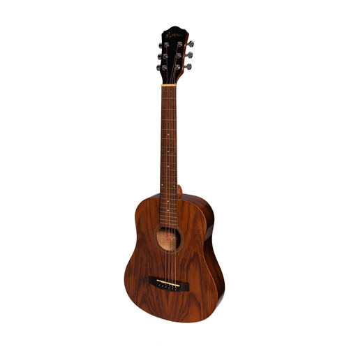 Martinez MZP-BT2GL-RWD Left Handed Acoustic-Electric Gloss Babe Traveller Guitar Rosewood