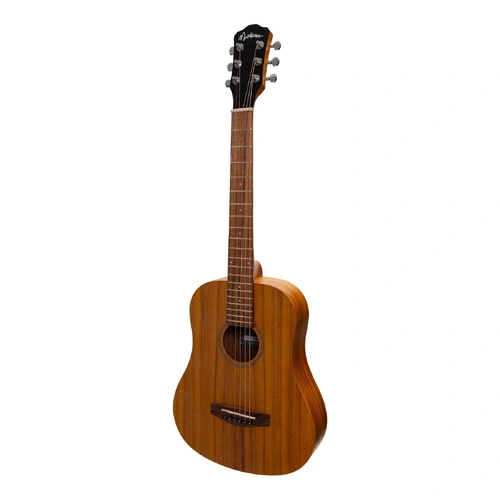 Martinez Left Handed Acoustic-Electric Babe Traveller Guitar MZP-BT2L-KOA Natural 6-String