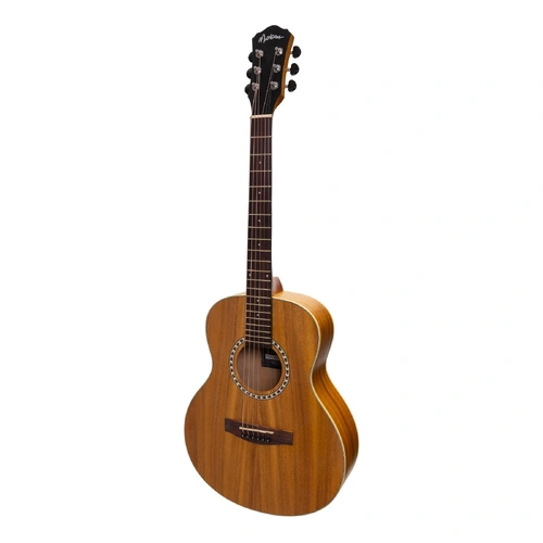 Martinez MZP-SS2-KOA Acoustic-Electric Short Scale Guitar Natural Mini Body 23.5" Scale 6 Strings Koa Wood
