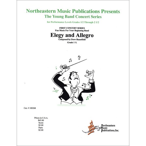 Elegy And Allegro Concert Band 1.5 Score/Parts Book
