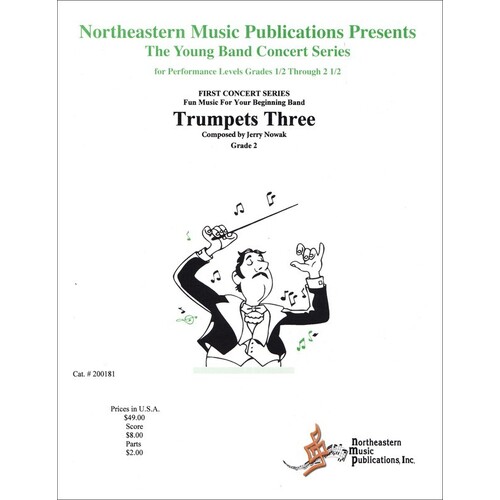Trumpets Three Concert Band 2 Score/Parts Book