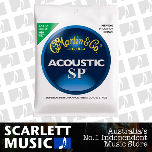 Martin MSP4000 10-46 SP Phosphor Bronze Acoustic Strings