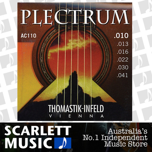Thomastik AC110 Plectrum Acoustic Guitar Strings Set Light 10-41 AC-110