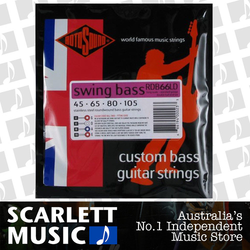 Rotosound RDB66LD Stainless Double Ball End Bass Guitar Strings 45-105