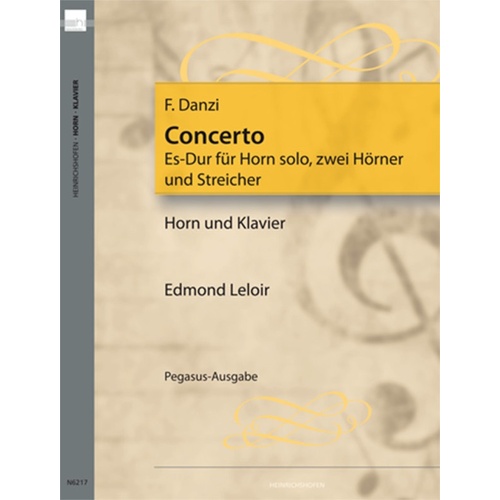 Concerto E Flat Ed Leloir French Horn-Piano Book