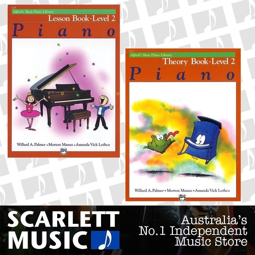 Alfred's Basic Piano Library - Lesson And Theory 2 Bundle Book