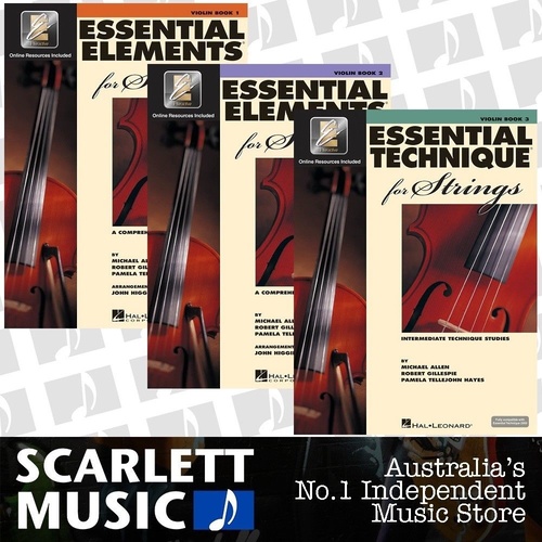 Essential Elements And Techniques For Strings Violin Bundle With Essential Elements Interactive Book