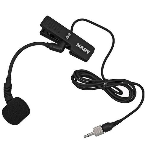 Nady CM-60 Clip-on Miniature Condenser Microphone with 3.5mm Mini-locking Plug