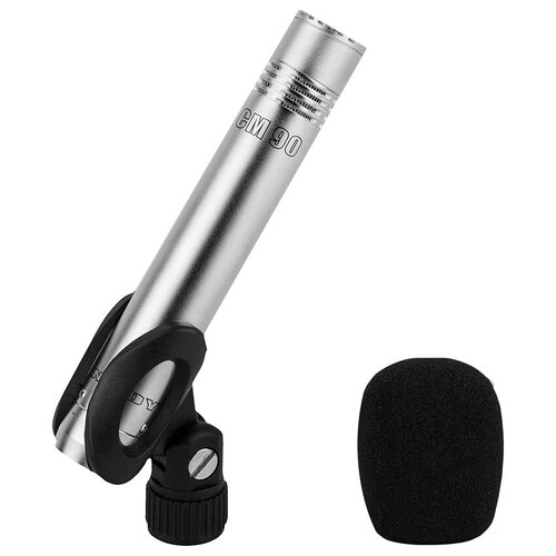 Nady CM-90 Small Diaphragm Cardioid Condenser Microphone with Clip, Windscreen, and Pouch