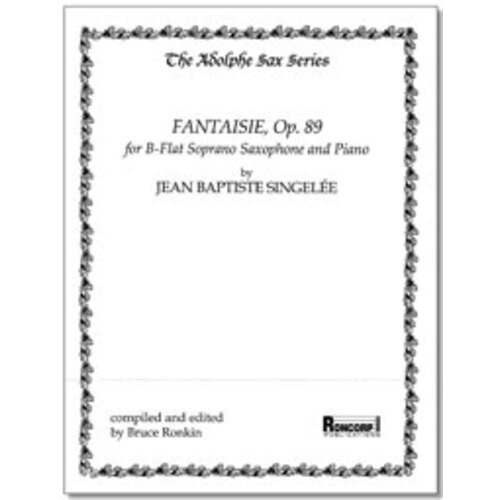 Fantaisie Op 89 Sop Sax/Piano Book