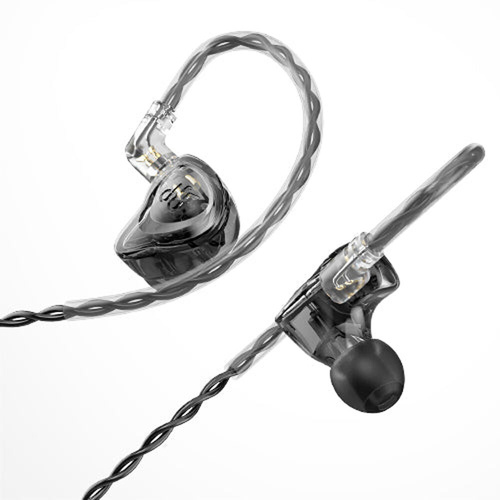 NF ACOUS NM2 Professional Series In-Ear Monitor Earphones Gray with Dynamic Driver and Replaceable Cable