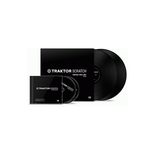 NI Traktor Scratch Control Vinyl Black MKII