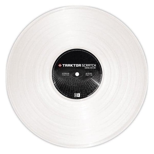 Traktor Scratch Control Vinyl mk2  White