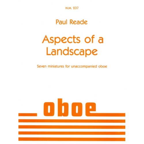 Reade - Aspects Of A Landscape Oboe Solo (Softcover Book)