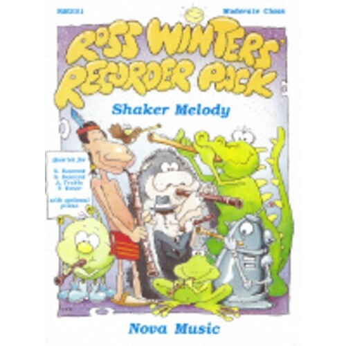 Shaker Melody Arr Winters Recorder Quartet (Set Of Parts) Book