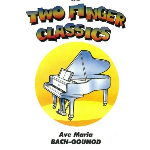 Ave Maria Two Finger Classics Piano (Softcover Book)