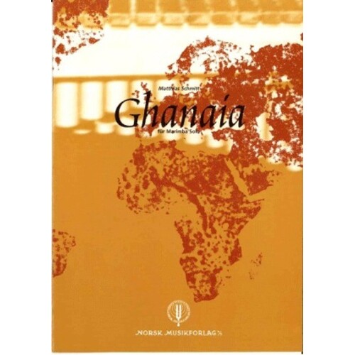 Ghanaia Marimba Solo And Percussion Trio Book