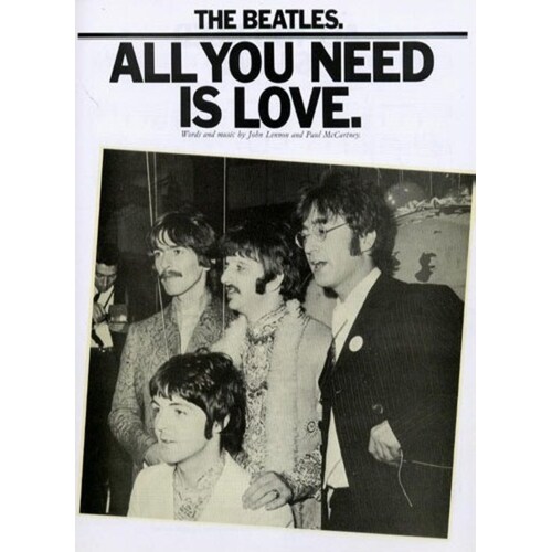 ALL YOU NEED IS LOVE (Single Music Sheet) BEATLES