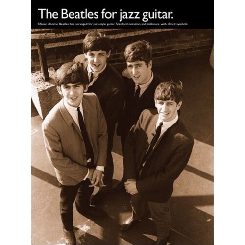 The Beatles For Jazz Guitar Notes/Tab (Softcover Book)