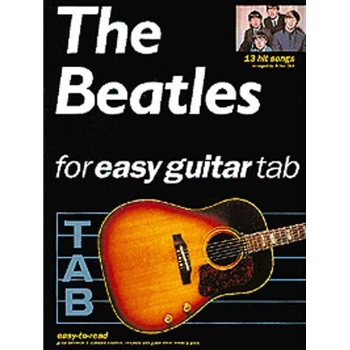 The Beatles For Easy Guitar TAB (Softcover Book)