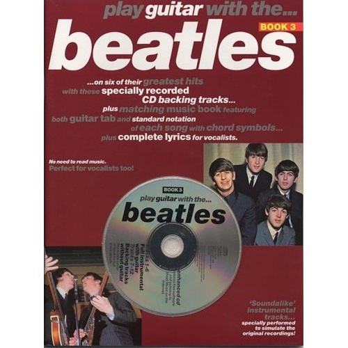 Play Guitar With The Beatles 3 Tab Book/CD