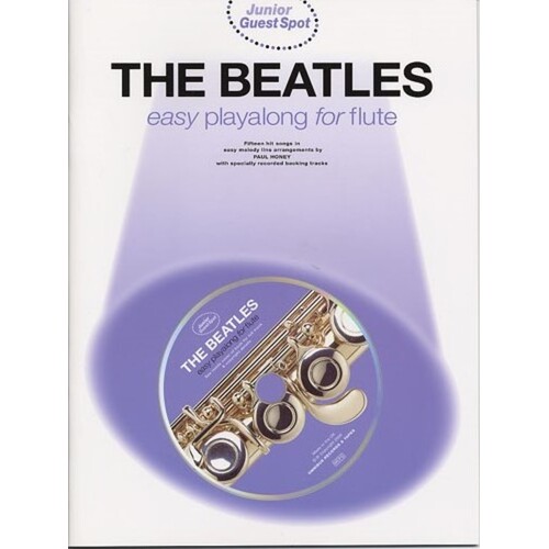 Junior Guest Spot The Beatles For Flute Softcover Book/CD