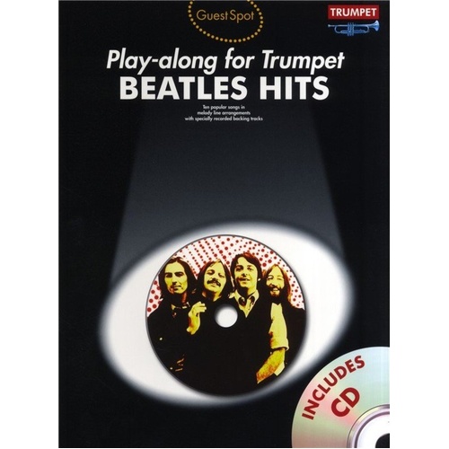 Guest Spot Beatles Hits Trumpet Book with CD