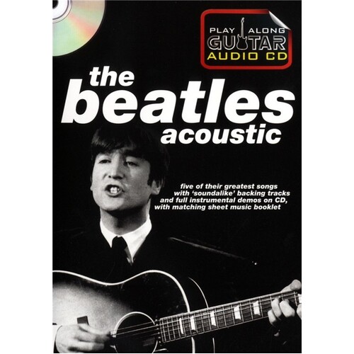 The Beatles Acoustic Playalong Guitar Booklet/CD (Book/CD) Book