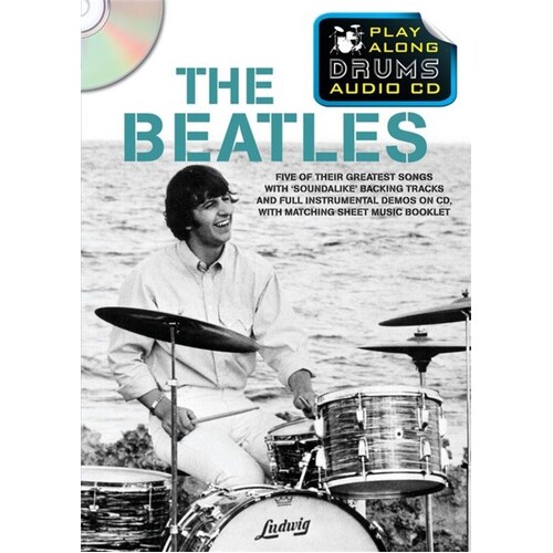 Play Along Drums Beatles Booklet/CD Book