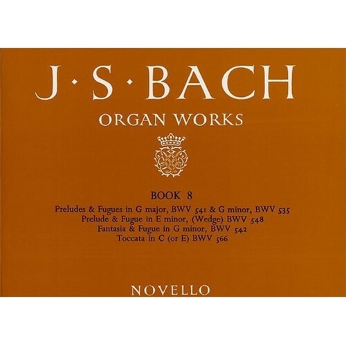 Bach Organ Works Book 8 (Softcover Book)