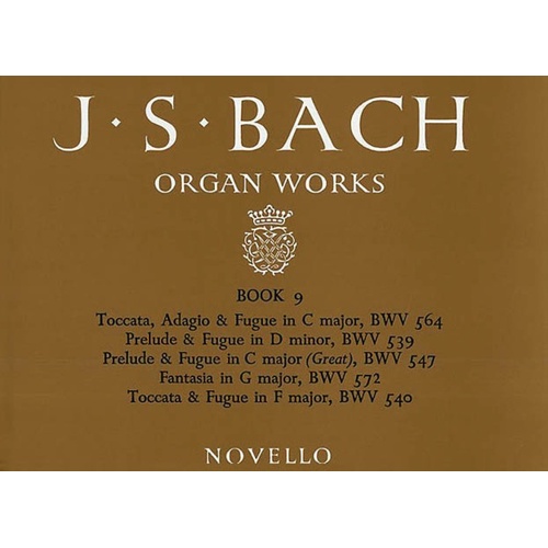 Bach Organ Works Book 9 (Softcover Book)