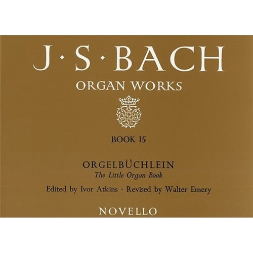 Bach Organ Works Book 15 (Softcover Book)