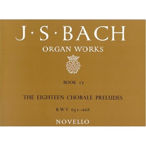 Bach Organ Works Book 17 (Softcover Book)
