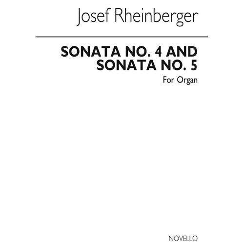 Rheinberger Sonatas No's 4 And 5 Organ (Archive Ed (Softcover Book)