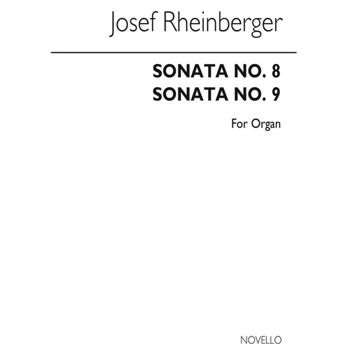Rheinberger Sonatas No's 8 And 9 Organ (Archive Ed (Softcover Book)
