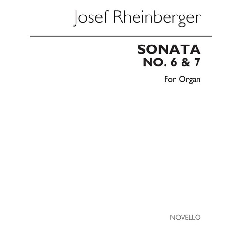 Rheinberger Sonatas No's 6 And 7 Organ (Archive Ed (Softcover Book)