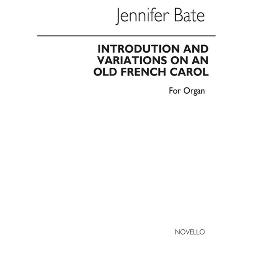 Bate Introduction And Variations Organ(Arc (Softcover Book)
