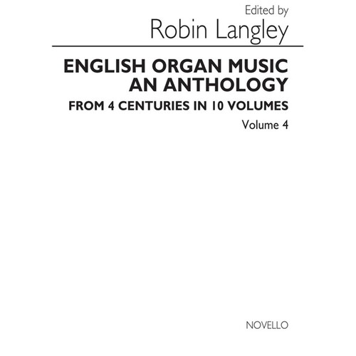 Anthology Of English Organ Music 04 (Softcover Book)