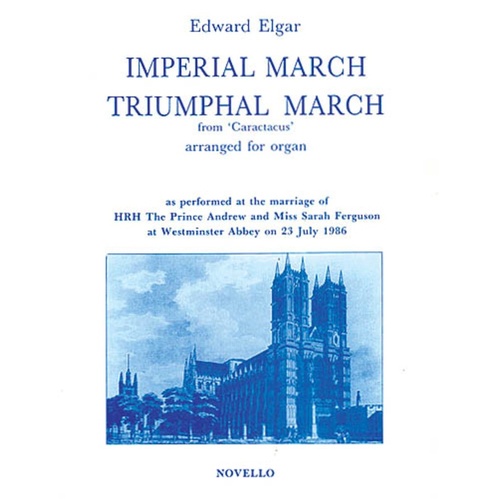 Elgar Imperial March Caractacus Organ Book