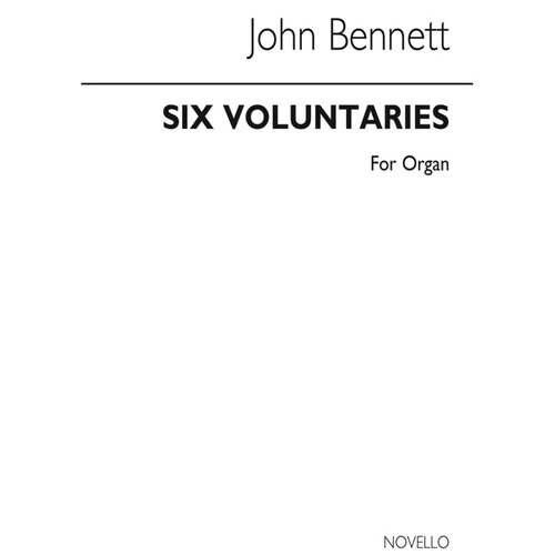 Bennett 6 Voluntaries Organ (Softcover Book)