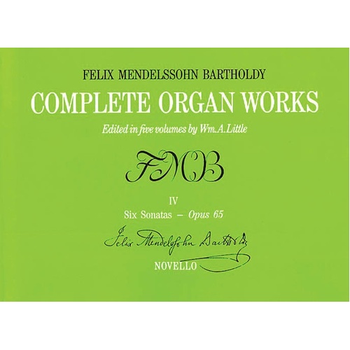 Mendelssohn Complete Organ Works 4 (Softcover Book)