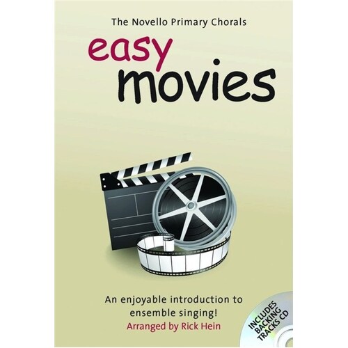 Novello Primary Chorals Easy Movies Book/CD Uni/2Pt