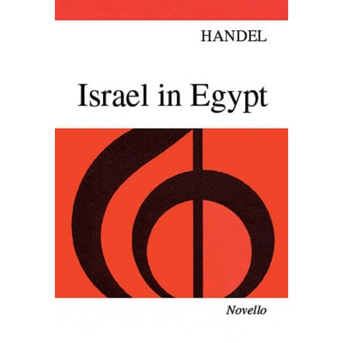 Handel - Israel in Egypt Vocal Score SSATBB Arranged by Mendelssohn