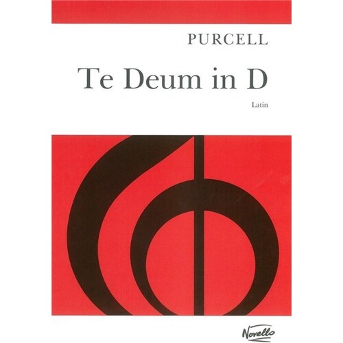Purcell - Te Deum In D Vocal Score