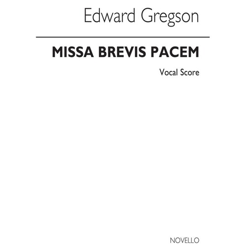 Gregson Missa Brevis Pacem V/Score(Arc)