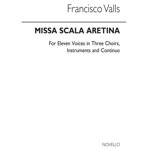 Valls - Missa Scala Aretini Vocal Score (Pod)