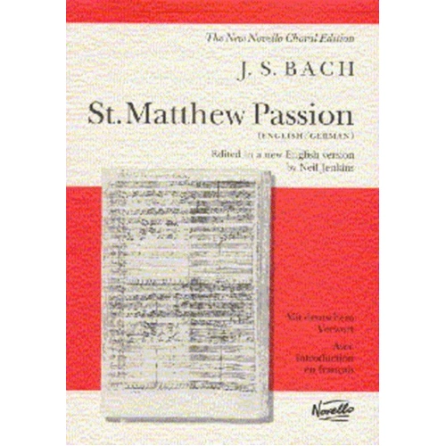 Bach - St Matthew Passion Vocal Score English/German