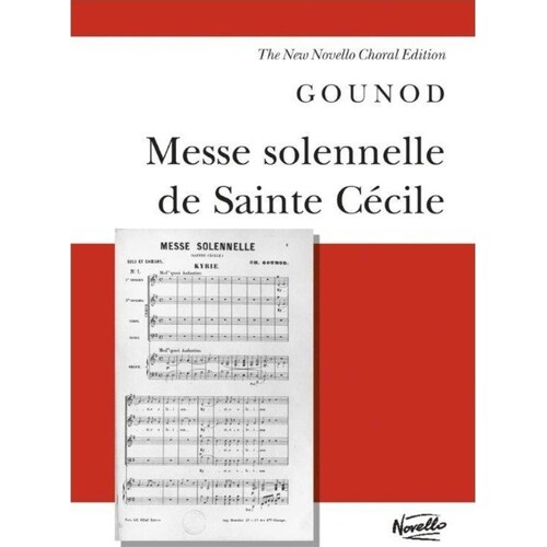 Gounod Messe Solennelle St Cecile V/Scor (Softcover Book)
